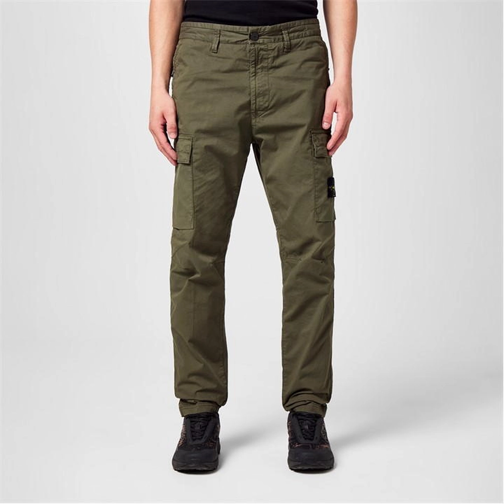 Stone Island Stone Bdg Cargo Trs Sn44 - Green
